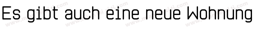 Es gibt auch eine neue Wohnung字体转换